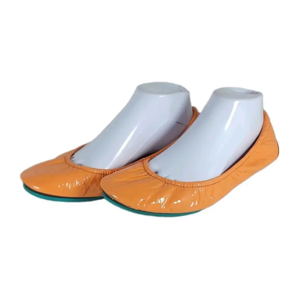 Tieks by Gavrieli Women’s US9 Corral Patent Leather Slip on Flat Ballet Shoes